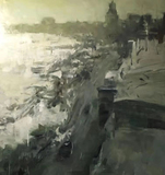 贝家骧，上海滩，布面油画，172×165cm，2019.jpg