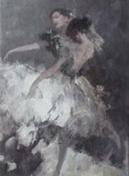 贝家骧，芭蕾系列之三，布面油画，34.4x46cm，2015.jpg