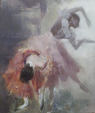 贝家骧，芭蕾系列之一，布面油画，38.5x46cm，2015.jpg