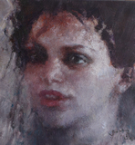 贝家骧，性感的嘴唇，布面油画，38x41.7cm，2015.jpg