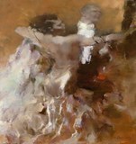 贝家骧，舞者之四 ，布面油画 ，100x95cm ，2016.jpg