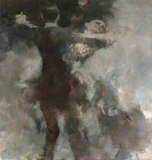 贝家骧，舞者之三， 布面油画， 100x95cm， 2016.jpg